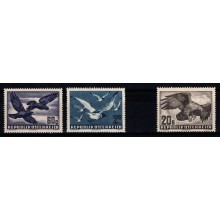 Luftpost. Sæt og enkeltmærke. Alle postfriske.